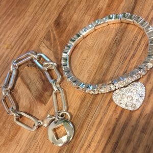 Silver bracelet bundle